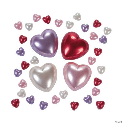 Self-Adhesive Pearl Hearts