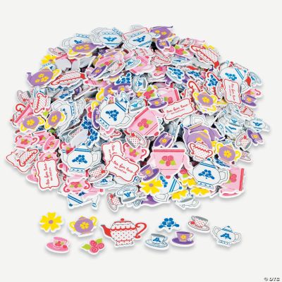 500 Tea Party Self-Adhesive Shapes