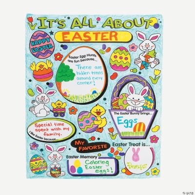 Color Your Own “All About” Easter Posters