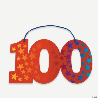 “100th Day Of School” Magic Color Scratch Ornaments