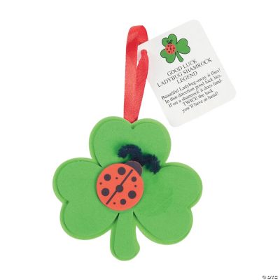 Ladybug Shamrock Ornament Craft Kit