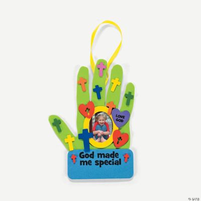 “God Made Me Special” Handprint Photo Frame Craft Kit