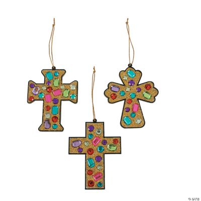 Glitter Jewel Cross Mosaic Craft Kit