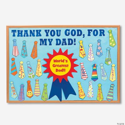 DIY Thank God for Dads Bulletin Board Set