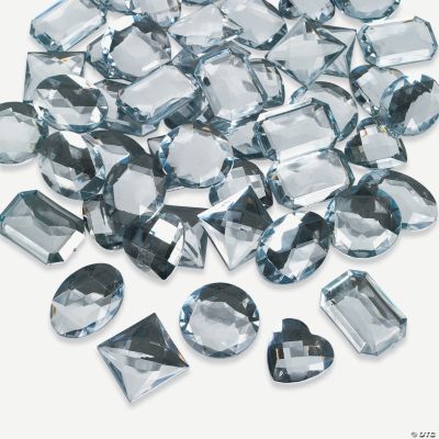 Giant Clear Self-Adhesive Jewels