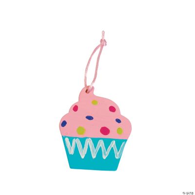 Design Your Own Ceramic Cupcake Ornaments
