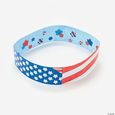 Color Your Own Patriotic Headbands