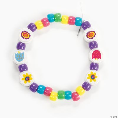 Beaded Spring Flower Bracelet Craft Kit