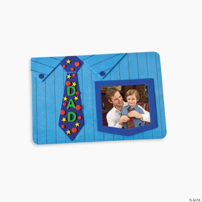 Dad’s Shirt & Tie Photo Frame Magnet Craft Kit