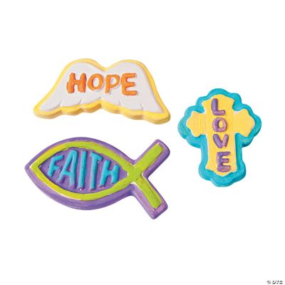 DIY Ceramic Faith Magnets