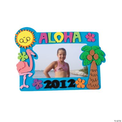 2012 Tropical Photo Frame Magnet Craft Kit