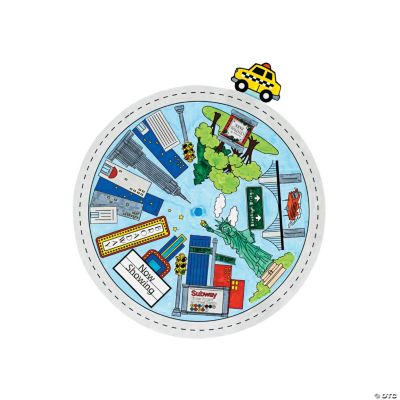 Color Your Own New York Travel Wheels
