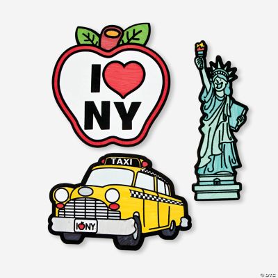 Color Your Own! NYC Scene Cutouts