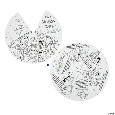 Color Your Own Nativity Wheels - Oriental Trading