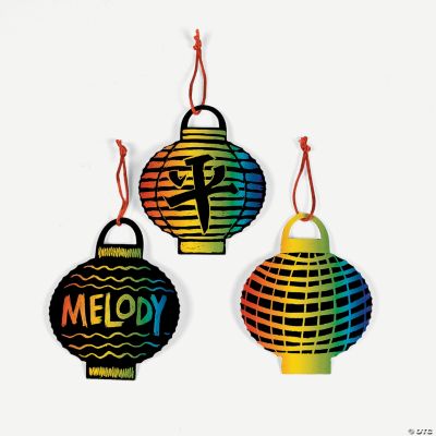 Magic Color Scratch Lantern Ornaments