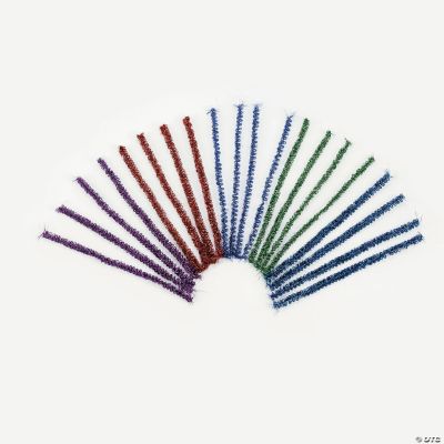 Curly Metallic Chenille Stems