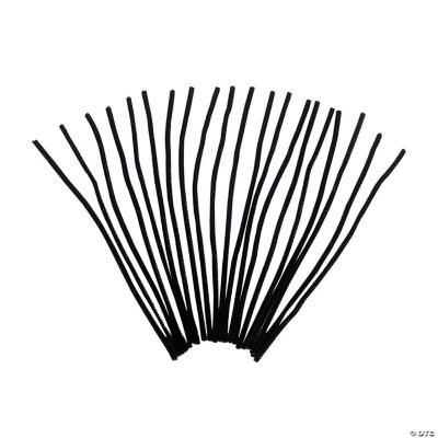 Black Chenille Stems