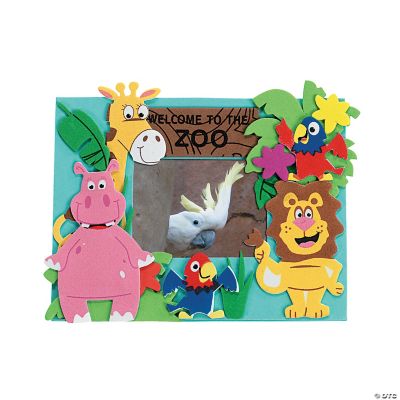 Zoo Photo Frame Magnet Craft Kit