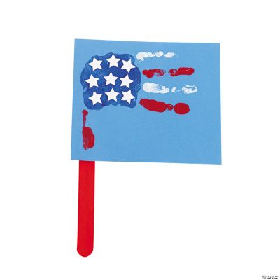 Handprint Patriotic Flag Craft Kit