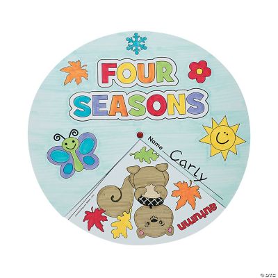 12 Color Your Own Season Wheels