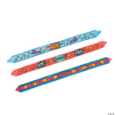 Color Your Own Super Hero Tie On Headband