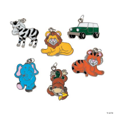 Safari Enamel Charms