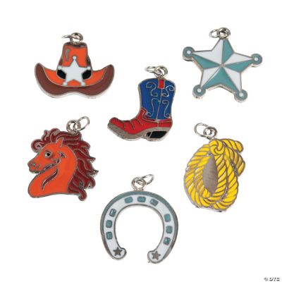Western Enamel Charms
