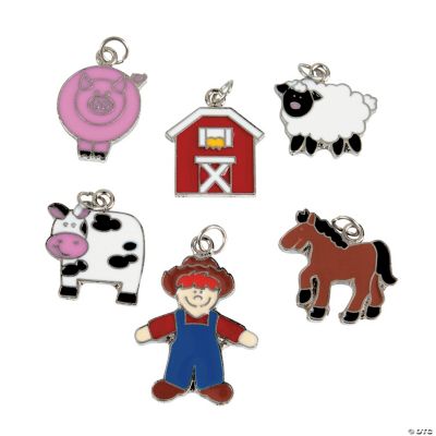 Farm Enamel Charms