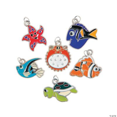 Sea Life Enamel Charms