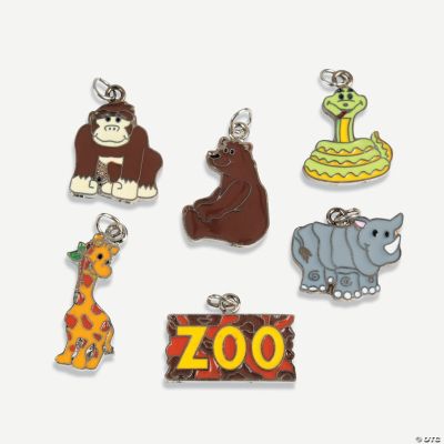 “Zoo” Enamel Charms