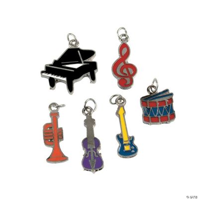 Music Enamel Charms