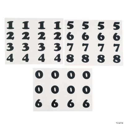 Number Iron-On Transfers