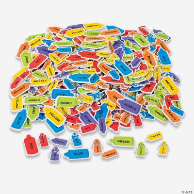 Self-Adhesive Crayon Shapes