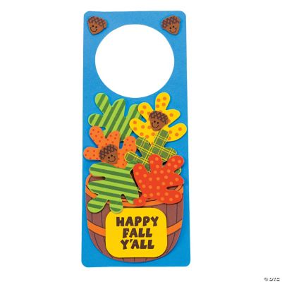 “Happy Fall Y’all” Doorknob Hanger Craft Kit