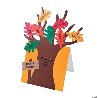 “Tree Of Thanks” Card Craft Kit