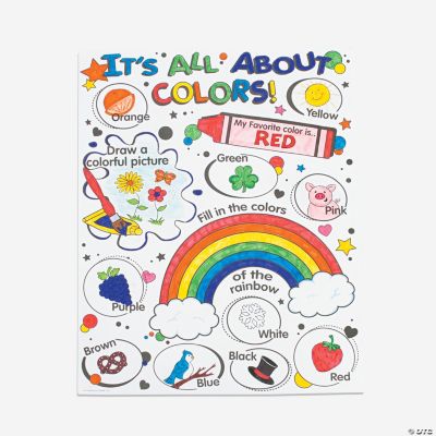 Color Your Own “It’s All About Colors” Posters