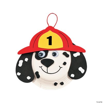 24 Dalmatian Fire Safety Paper Plate Craft Kits