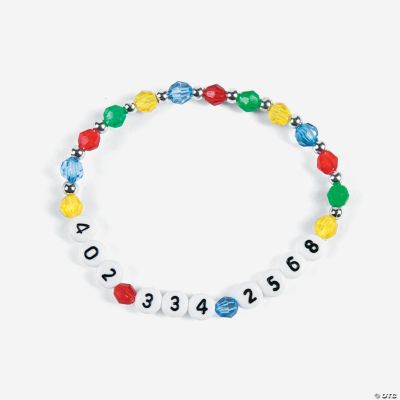 12 Phone Number Bracelets Craft Kit