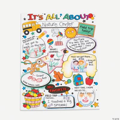 Color Your Own “It’s All About” Our Class Field Trip Posters