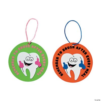 12 Brush Your Teeth Ornaments Craft Kit