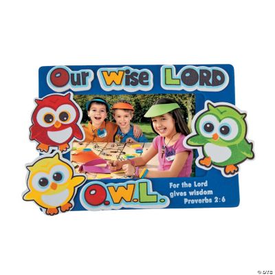 Inspirational Wise Owl Photo Frame Magnet Craft Kit