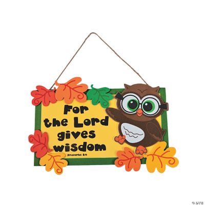 Inspirational Wise Owl Sign Craft Kit