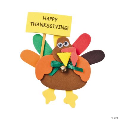 Foam Turkey Magnet Craft Kit