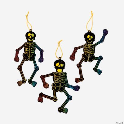 Magic Color Scratch Skeleton Ornaments