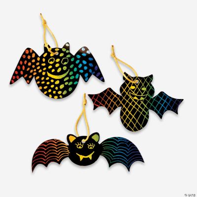 Magic Color Scratch Bat Ornaments