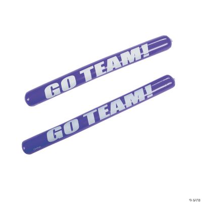 Purple Inflatable Go Team Noisemaker Sticks
