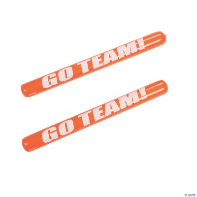 Orange Inflatable Go Team Noisemaker Sticks