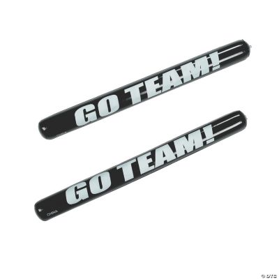 Black Inflatable Go Team Noisemaker Sticks