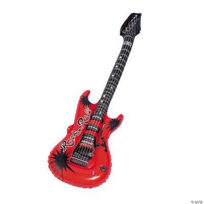 Inflatable Red Guitar