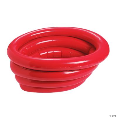 Red Inflatable Tub Cooler